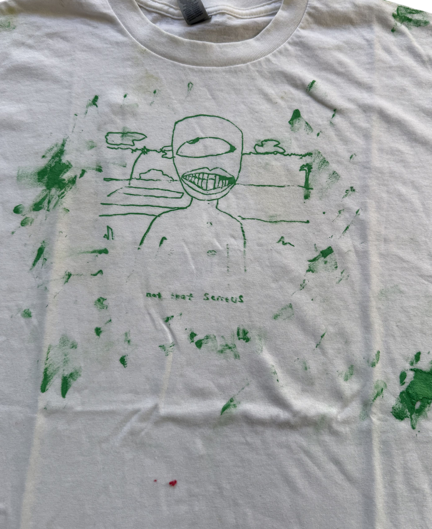 Not That Serious Paint Splatter Tee (XL)