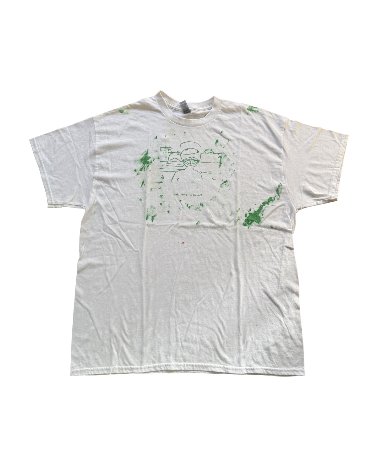 Not That Serious Paint Splatter Tee (XL)